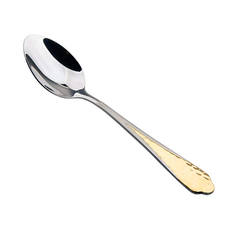 Bister 6Pcs Tea Spoon Set with Mirror Polish Premium Food Grade Durable Desert Spoon Kitchen Spoon Teaspoon Dishwasher Safe Stainless Steel Smooth Edge Set of 6 - Image 5
